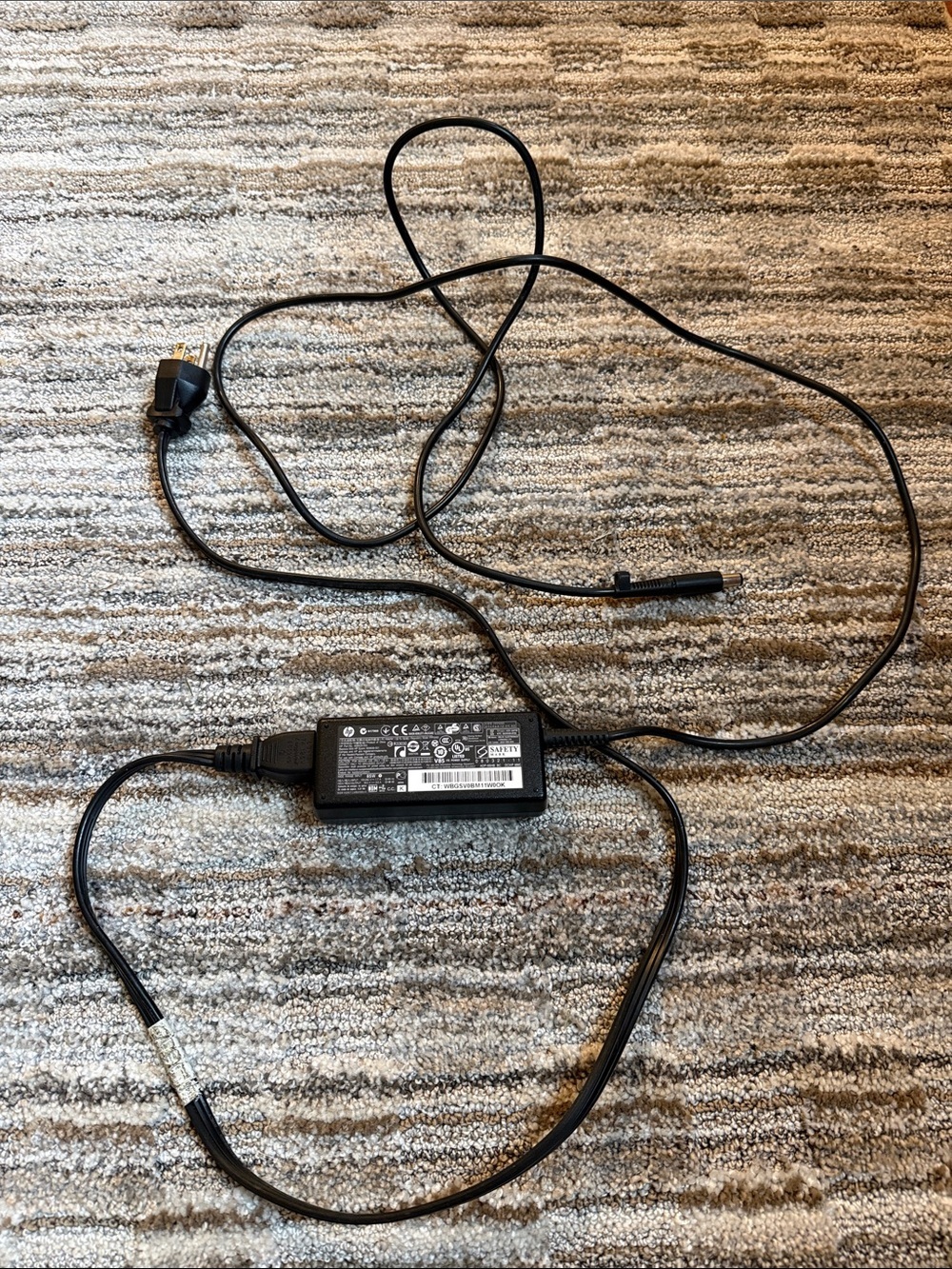 HP Black Laptop Charger Power Adapter
